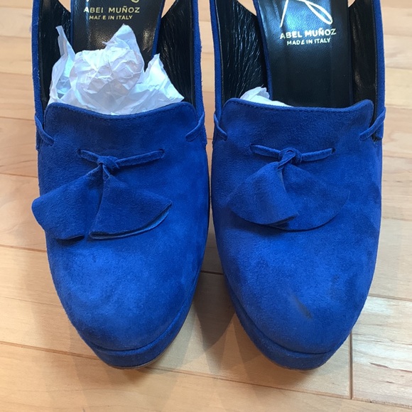 Gorgeous blue Abel Muñoz heels - size 38 - Picture 6 of 6